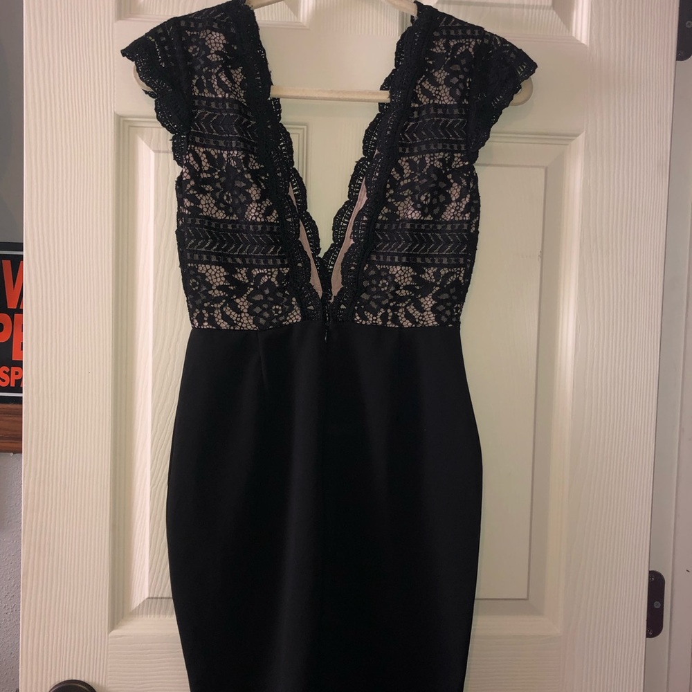 Lace Black Dress